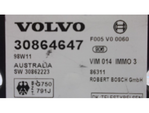 Centralina Code Volvo V40