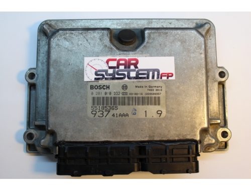 Centralina Motore Alfa Romeo 147 CC 1.900 JTD BOSCH 0281010332 - Riparazioni Varie + Passaggio Codici + Scodifica Totale