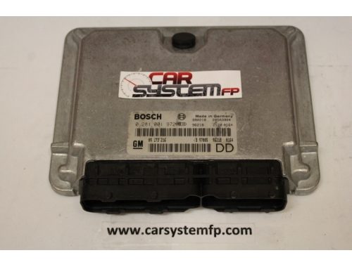 Centralina Motore Opel Sintra BOSCH 0281001972 - Passaggio Codici + Riparazioni Varie + Riverginazione