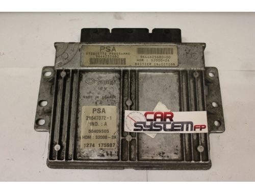 Centralina Motore Peugeot 206 SAGEM 21647072-1 - Passaggio Codici