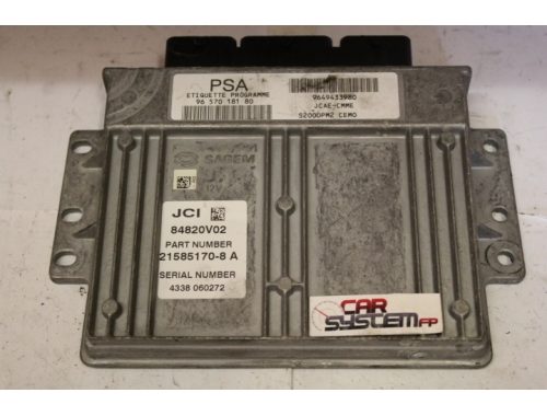 Centralina Motore Citroen C3 SAGEM 9657018180 - Passaggio Codici