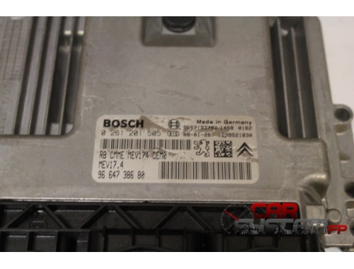Centralina Motore PEUGEOT 207 CC 1.6 0261201505, MEV17.4, 9664738680, 9663193780