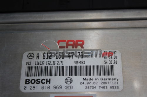 Centralina Motore Mercedes Sprinter 2.7 CDI BOSCH 0281010969 A6121534779