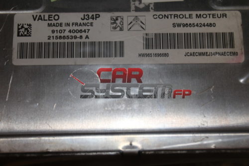 Centralina Motore Citroen C3 / Peugeot 207 1.4 VALEO 21586539-8A 9651696680