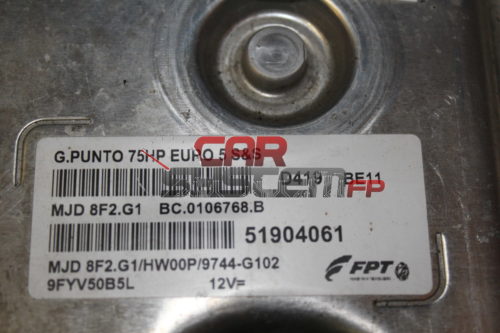 Centralina Motore Fiat Grande Punto Evo FPT 51904061 MJD8F2.G1