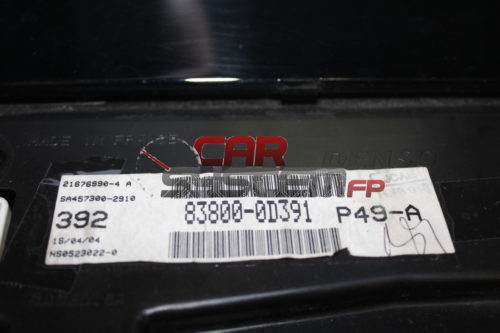 Quadro Strumenti Toyota Yaris 83800-0D391 / 83800-0D390