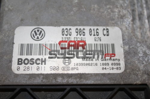 Centralina Motore Volkswagen Golf 5 / Jetta / Touran BOSCH 0281011900 03G906016CB