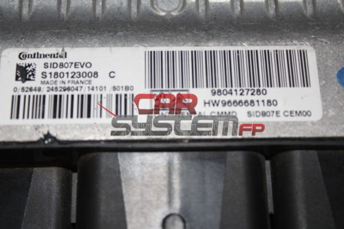 Centralina Motore Citroen C4 Cactus / Peugeot 508 CONTINENTAL S180123008C 9804127280
