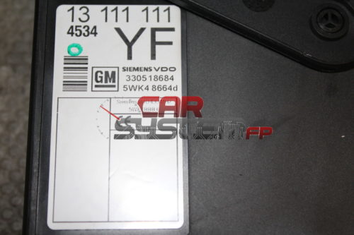 GM 13111111 5WK48664D Body Computer Opel Corsa / Combo / Meriva