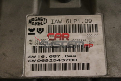 Centralina Motore Peugeot 206  MAGNETI MARELLI IAW6LCP1.09