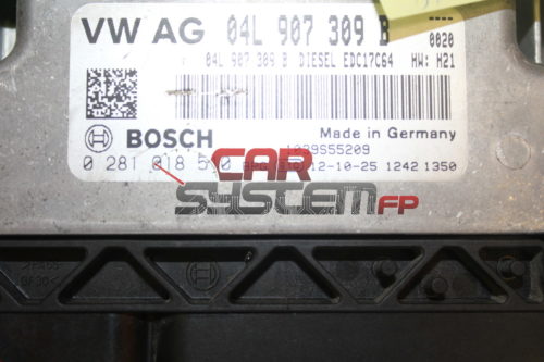 Centralina VOLKSWAGEN GOLF 7 1.6 TDI BOSCH 0281018510 04L907309B