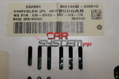 05172566AB Quadro Strumenti Jeep Compass