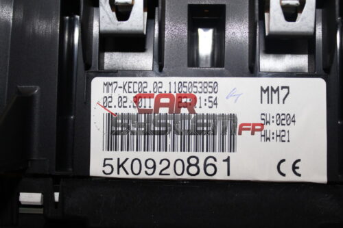 5K0920861 A2C53345492 Quadro Strumenti Volkswagen Golf VI