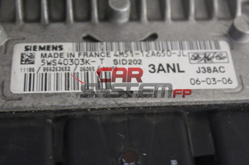 4M51-12A650-JL 5WK40303K-T SIEMENS Centralina Motore Ford Focus 1.8 TDCI