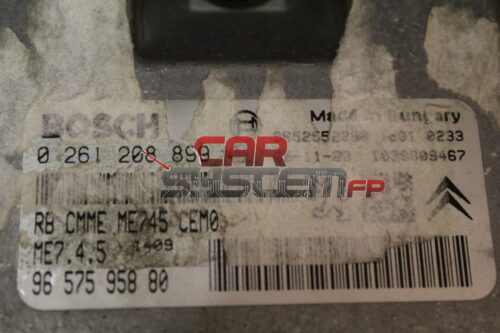 0261208899 9657595880 BOSCH Centralina Motore CITROEN C4