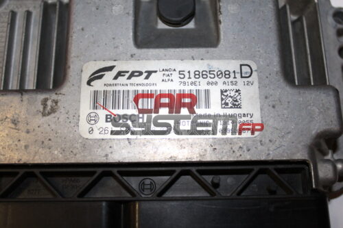 51865081D 0261S05818 BOSCH Centralina Motore FIAT 500