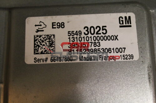 55493025 GM Centralina Motore OPEL / VAUXHALL CORSA / ASTRA / MOKKA