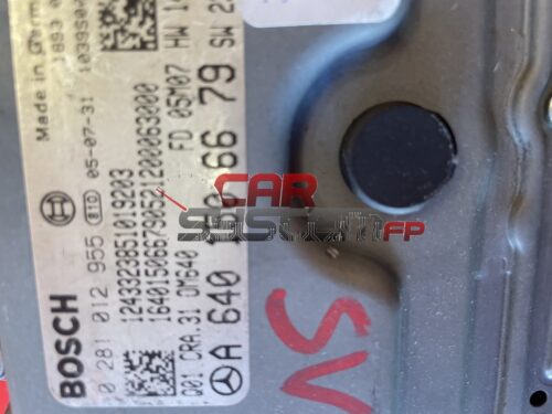 A6401506679
0281012955 Centralina Motore Mercedes Classe B