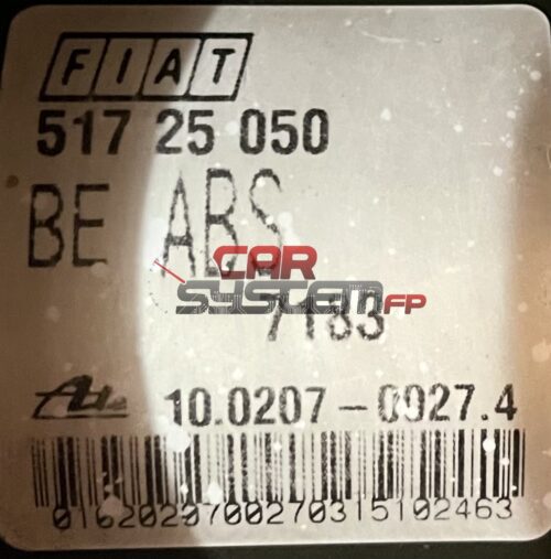 51725050 Riparazione ABS Fiat Doblò 2004 <