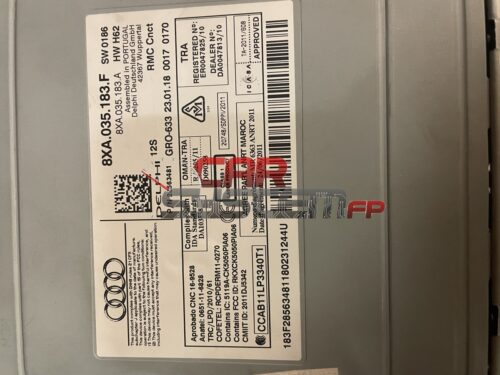 8XA035183F Revisione Autoradio Audi RMC 2015