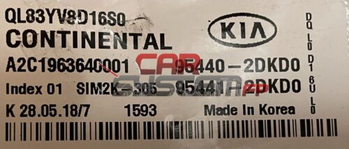 95440-2DKD0 Riparazione Centralina Motore Kia Sportage