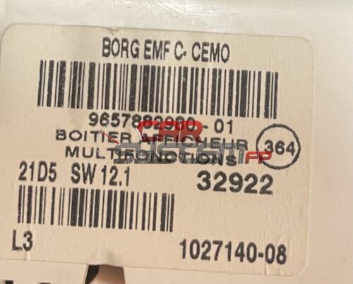 9657882980 Riparazione Display Peugeot 307 2001 < 2008