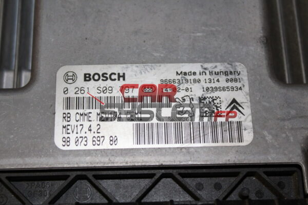 0261S09797 9666319180 BOSCH Centralita de motor PEUGEOT 208 / CITROEN