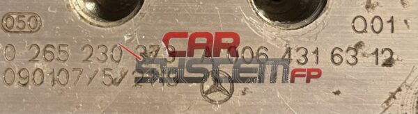 A0064316312 0265230373 Reparación ABS Mercedes Clase A/B 2004 < 2012