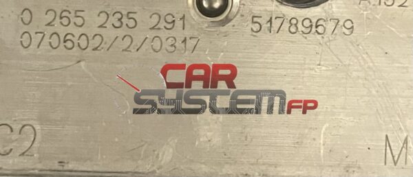 51789679 0265235291 Réparation ABS Fiat Bravo 2006 < 2016