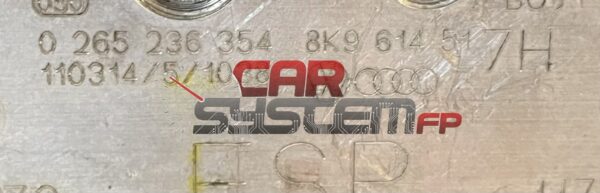 8K9614517H 0265236254 Reparatur ABS Audi A4 2007 < 2011