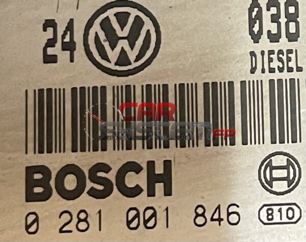 038906018BM 0281001846 Reparación Centralita de motor Volkswagen Golf 1997 < 2005