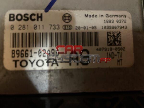 89661-02A90 0281011733 Repair Engine ECU Toyota Corolla