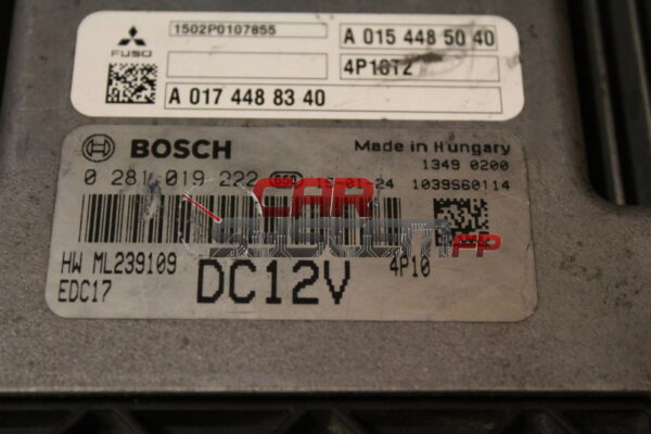 0281019222 A0174488340 BOSCH Centralina Motore MITSUBISHI CANTER FUSO