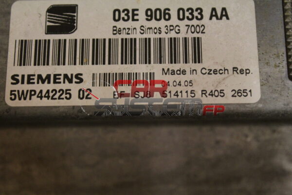 03E906033AA 5WP4422502 SIEMENS Motorsteuergerät SEAT IBIZA
