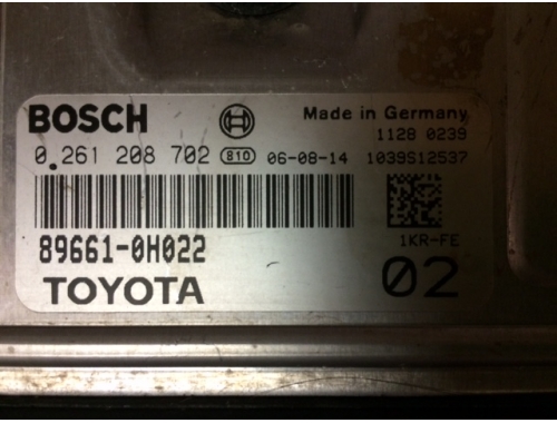 Motorsteuergerät Toyota Aygo BOSCH:0261208702