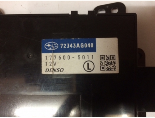 Calculateur Commande de climatisation Subaru Legacy DENSO:177600-5011