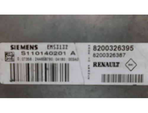 Motorsteuergerät Renault Clio RENAULT:S110140201A