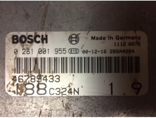 Motorsteuergerät Fiat Punto BOSCH:0281001955