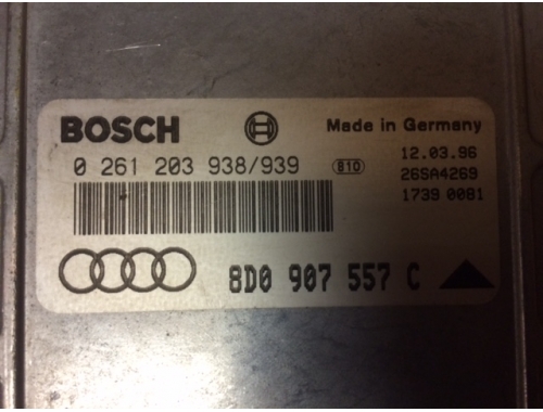 Centralita de motor Audi A4 BOSCH:0261203938/939