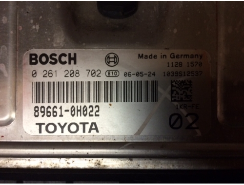 Motorsteuergerät Toyota Aygo BOSCH:0261208702