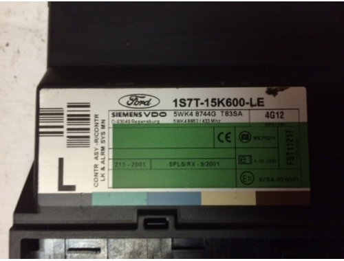 KSG BSI Ford Focus SIEMENS:VDO:5WK48744G
