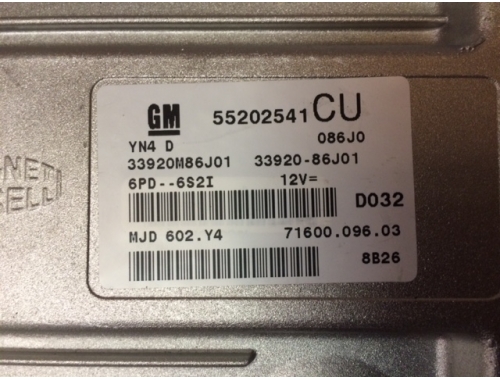 Motorsteuergerät Suzuki Swift MAGNETI MARELLI:55202541 CU