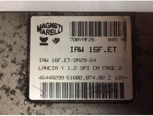 Motorsteuergerät Lancia Y MAGNETI MARELLI:IAW16F.ET