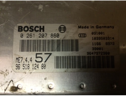 Motorsteuergerät Citroen C3 BOSCH:0261207860