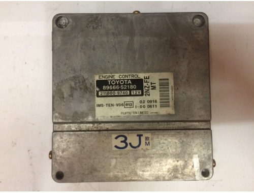 Motorsteuergerät Toyota Yaris Verso 89666-52180