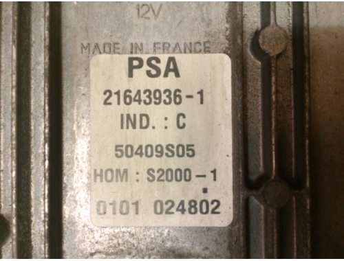 Motorsteuergerät Citroen Xsara Picasso SAGEM:PSA21643936-1