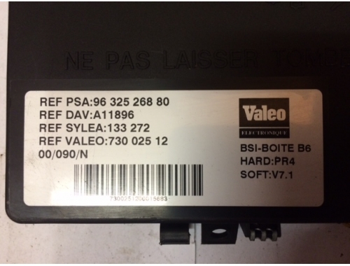BSI Citroen Xsara Picasso VALEO:73002512