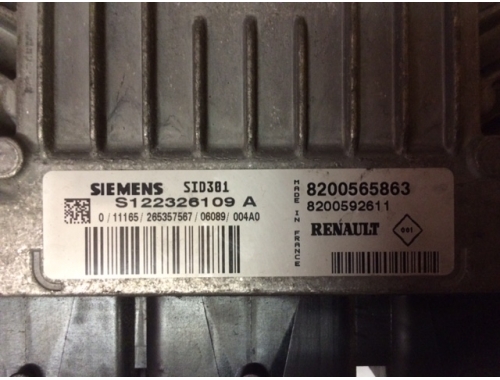 Motorsteuergerät Renault Megane SIEMENS:S122326109A