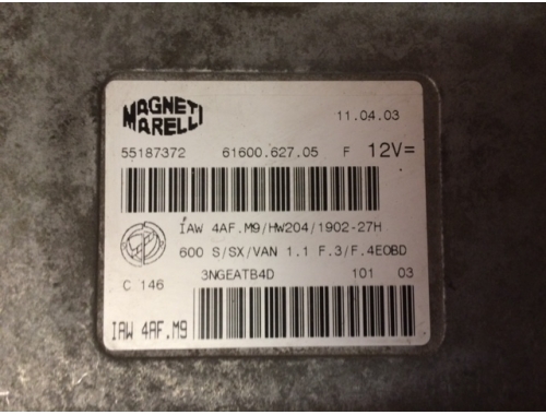 Calculateur moteur Fiat 600 MAGNETI MARELLI:IAW4AF.M9