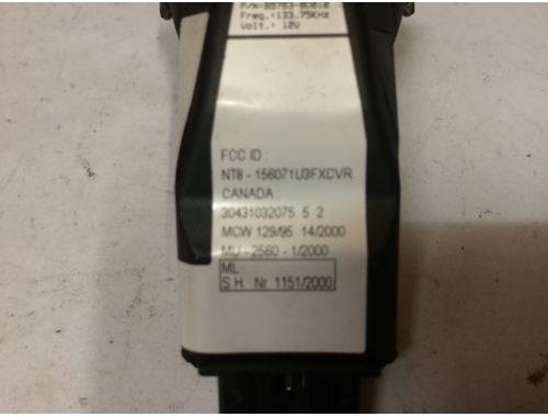 Antena Toyota Yaris 89783-0D010